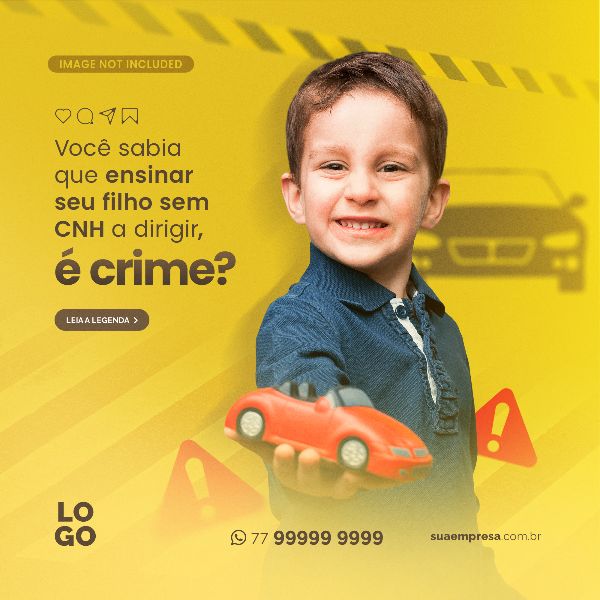 ENSINAR SEU FILHO SEM CNH A DIRIGIR É CRIME - AUTOESCOLA