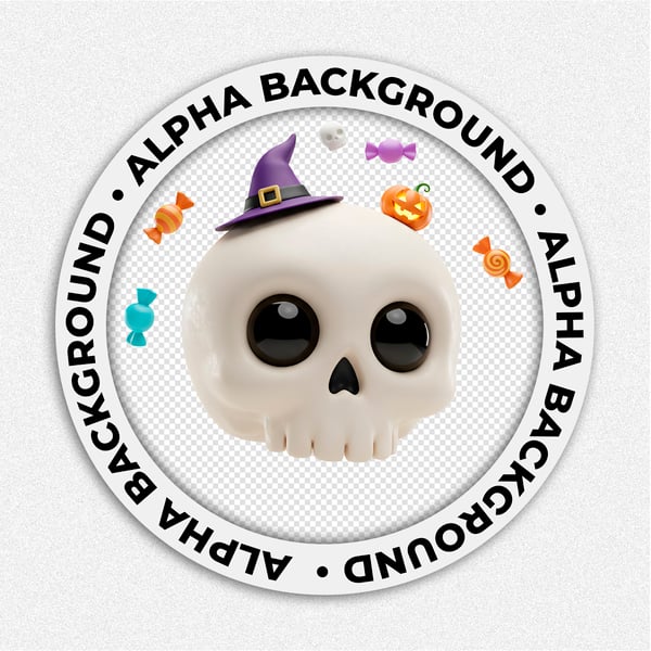 CAVEIRA 3D HALLOWEEN 4