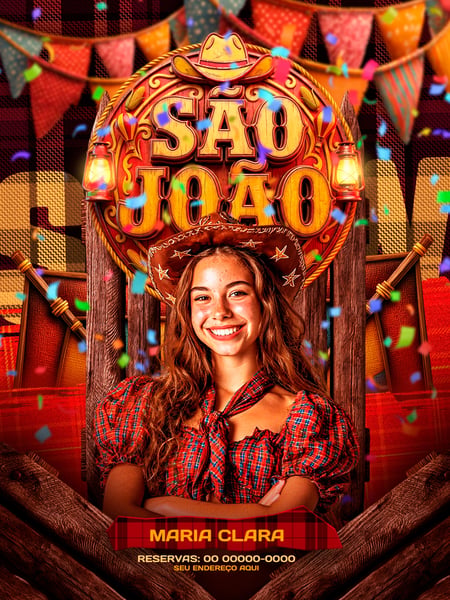 FLYERS DE EVENTOS SÃO JOÃO 02