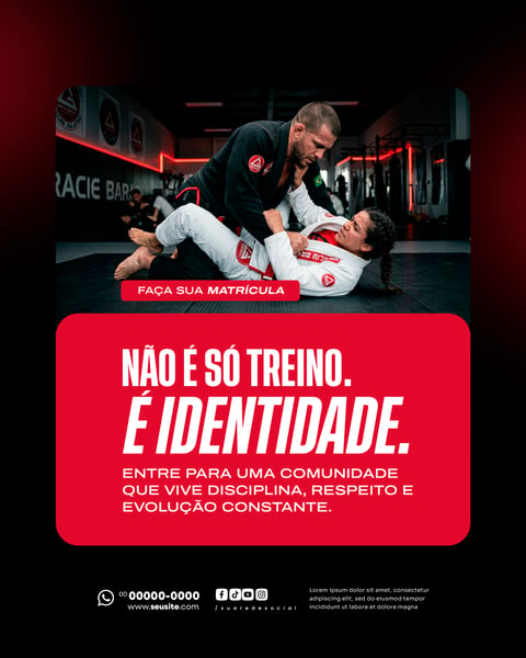 ACADEMIA DE LUTAS SOCIAL MEDIA PSD EDITÁVEL 6