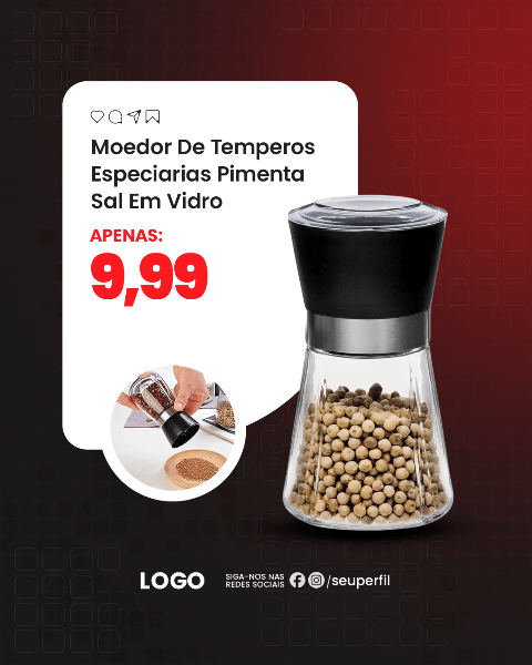 SOCIAL MEDIA - LOJA DE UTILIDADES DE R$ 10,00