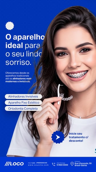 DENTISTA CLÍNICA DENTÁRIA STORY SOCIAL MEDIA PSD EDITÁVEL 5