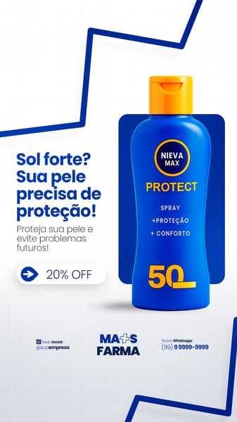 FARMÁCIA REMÉDIOS CÁPSULA FORMULAS MEDICAMNETOS PROMOÇÃO SOCIAL MEDIA PSD EDITÁVEL