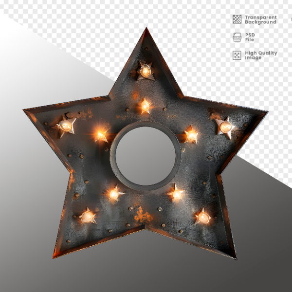 ELEMENTE DE FERRO COM LUZ - ELEMENTO 3D PARA COMPOSIÇÃO - IRON