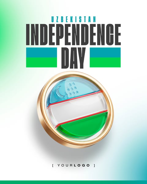 UZBEQUISTÃO INDEPENDENCE DAY SOCIAL MEDIA PSD EDITÁVEL 5