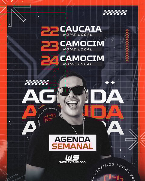 YSE 06 - WESLEY SAFADÃO - AGENDA SEMANAL - FEED