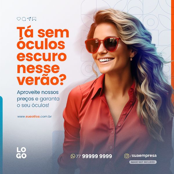 TÁ SEM ÓCULOS ESCURO NESSE VERÃO | SOCIAL MEDIA - ÓTICA