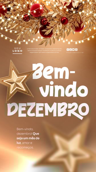 BEM VINDO DEZEMBRO STORY SOCIAL MEDIA PSD EDITÁVEL 1