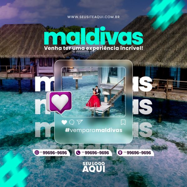 AGÊNCIA DE VIAGENS, TURISMO, VIAJAR | SOCIAL MEDIA | PSD EDITÁVEL