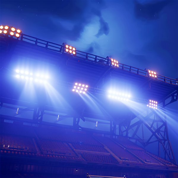 IMAGEM DE ESTADIO COM LUZES PARA COMPOSIÇÃO