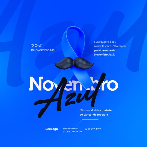 JTE SOCIAL MEDIA CAMPANHA NOVEMBRO AZUL TEMPLATE PSD 3