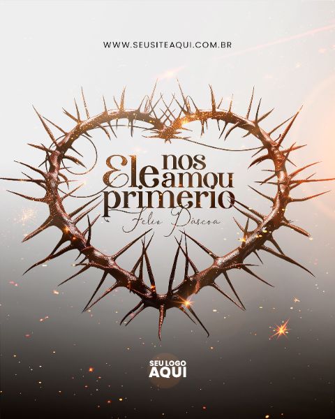 FEED - PÁSCOA | JESUS | PSD EDITÁVEL