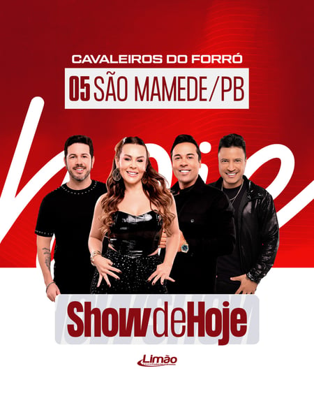 HOJE 05JUL - CAVALEIROS DO FORRÓ