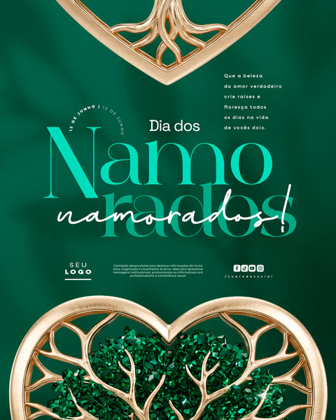 DIA DOS NAMORADOS 12 DE JUNHO SOCIAL MEDIA PSD EDITÁVEL 6