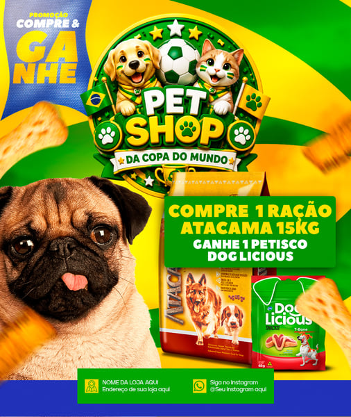 SOCIAL MEDIA PET SHOP COPA DO MUNDO FEED