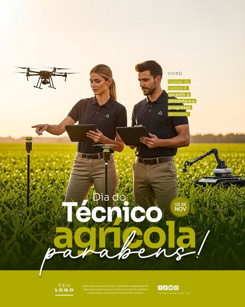 DIA DO TÉCNICO AGRÍCOLA 05 DE NOVEMBRO SOCIAL MEDIA PSD EDITÁVEL 1