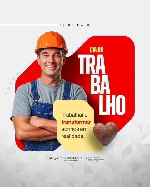 SOCIAL MEDIA DIA DO TRABALHO