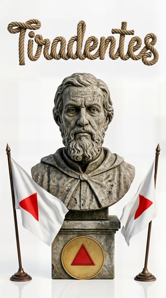 ESTÁTUA DE TIRADENTES COM A BANDEIRA 4
