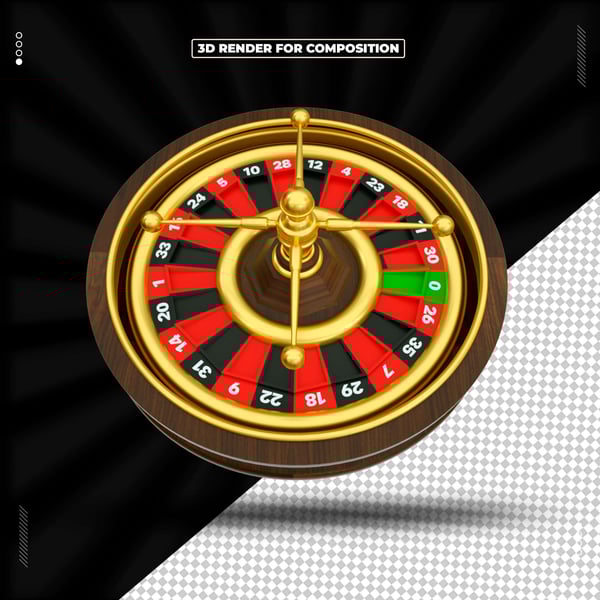 ELEMENTO 3D CASSINO ONLINE PARA COMPOSIÇÃO