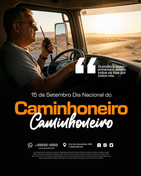 16 de setembro dia nacional do caminhoneiro
