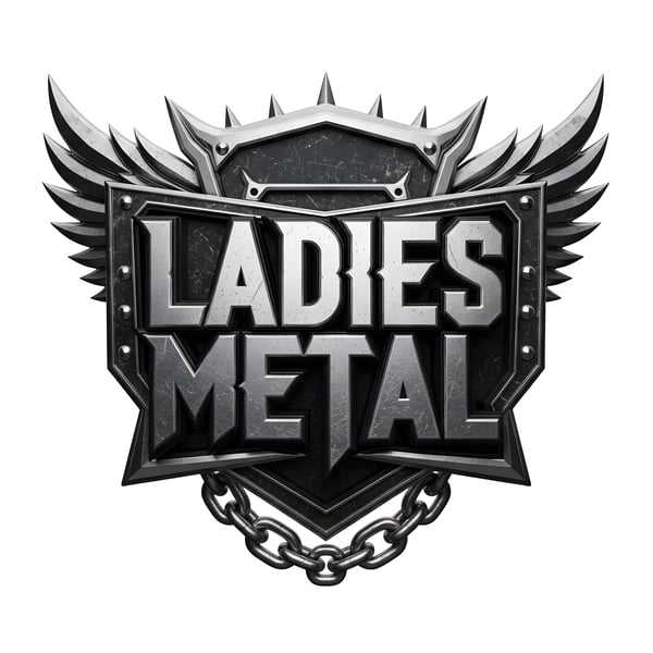 SELO 3D PARA EVENTO DE ROCK LADIES METAL 01