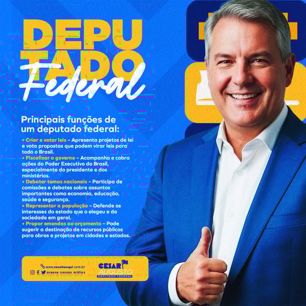 CAMPANHA POLÍTICA DEPUTADO FEDERAL 10