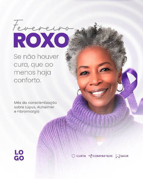 CAMPANHA | FEVEREIRO ROXO -  SOCIAL MEDIA