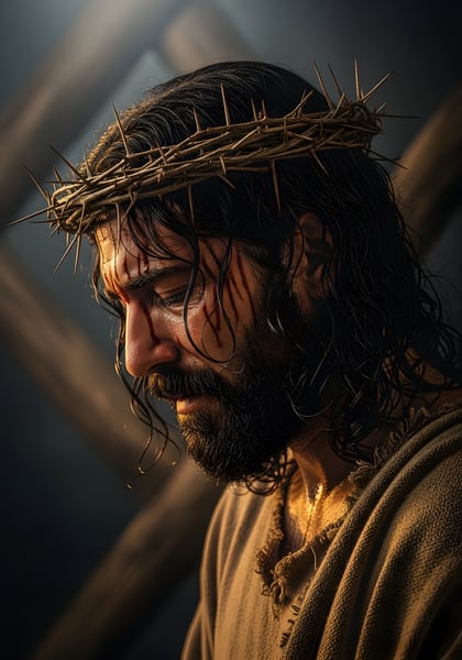 JESUS CRISTO COM A COROA DE ESPINHOS 01