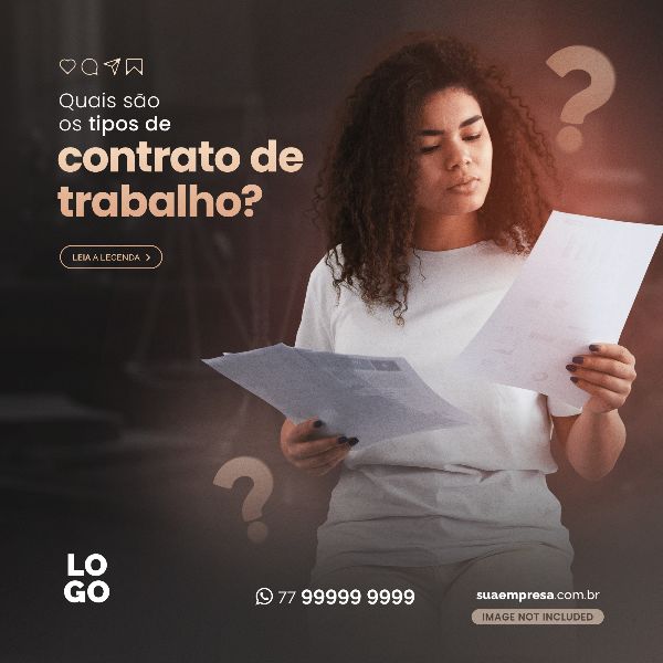 TIPOS DE CONTRATO DE TRABALHO - ADVOCACIA
