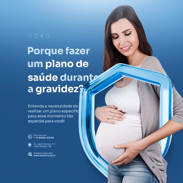 SEGURO PLANO DE SAÚDE GRAVIDEZ SOCIAL MEDIA FEED