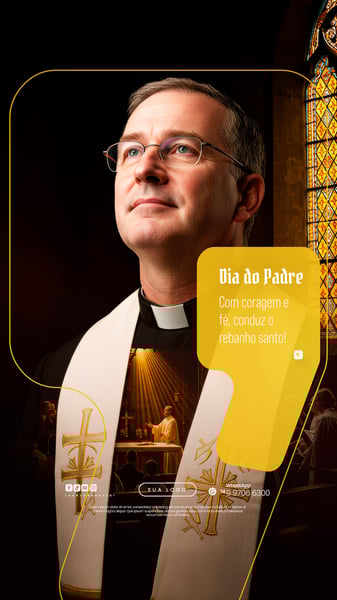 DIA DO PADRE 04 DE AGOSTO FLYER SOCIAL MEDIA PSD EDITÁVEL 2