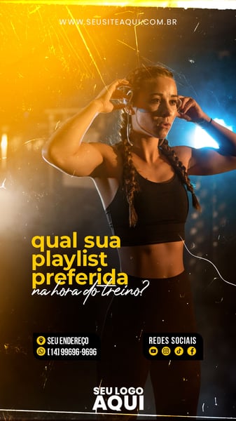 POST STORY - ACADEMIA - QUAL SUA PLAYLIST PREFERIDA?