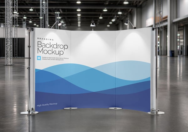 Painel de fundo PSD EDITÁVEL Mockup