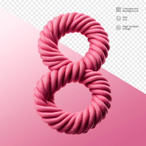 DIA DA MULHER -  ELEMENTO 3D  CORAÇÃO DE LÃ PARA COMPOSIÇÃO