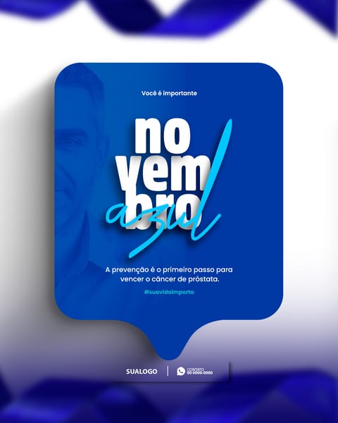 NOVEMBRO AZUL MÊS MUNDIAL DE COMBATE AO CÂNCER DE PRÓSTATA 2