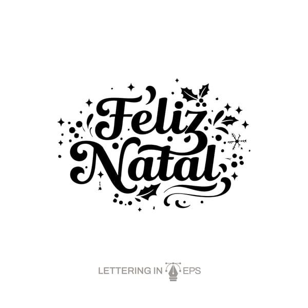 LETTERING FELIZ NATAL 3
