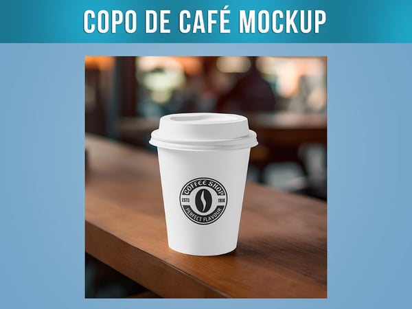 COPO DE CAFÉ MOCKUP