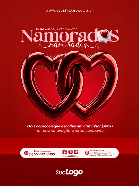 POST FEED 12 DE JUNHO DIA DOS NAMORADOS SOCIAL MEDIA TEMPLATE PSD EDITÁVEL 13
