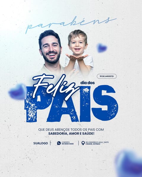 LQH FELIZ DIA DOS PAIS 10 DE AGOSTO