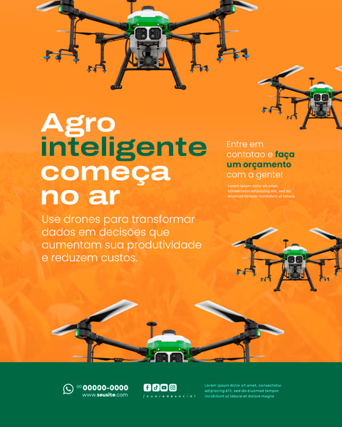 DRONE AGRÍCOLA SOCIAL MEDIA PSD EDITÁVEL 5