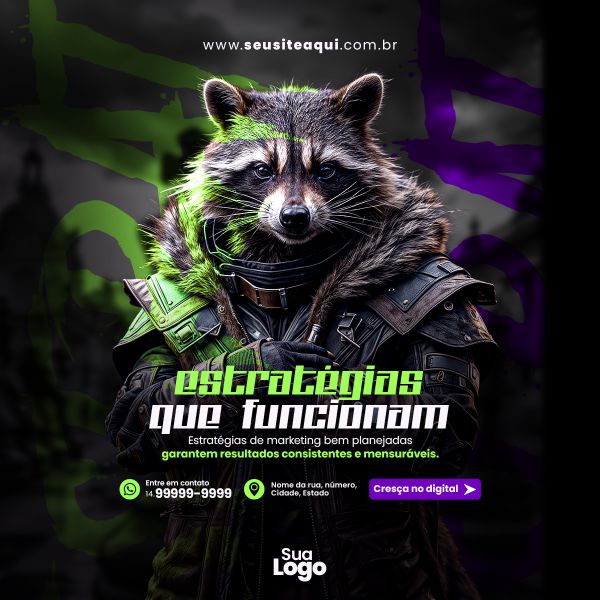 FEED QUADRADO - AGÊNCIA DE MARKETING DIGITAL | PSD EDITÁVEL