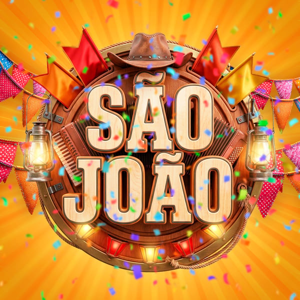 SELO 3D PARA EVENTOS DE SÃO JOÃO MODELO 03