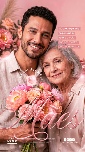 DIA DAS MÃES 10 DE MAIO STORY SOCIAL MEDIA PSD EDITÁVEL 2