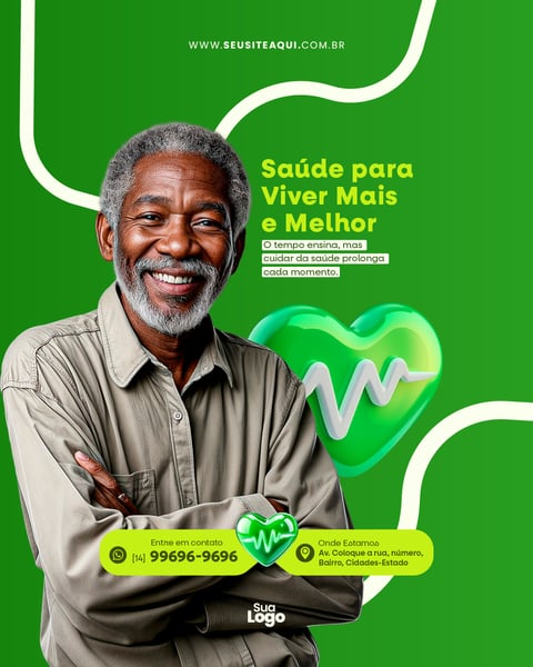 Post Feed Vertical - Clinica Médica - Social Media