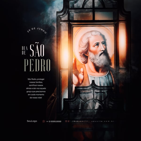 OGJ DIA DE SÃO PEDRO 29 DE JUNHO SOCIAL MEDIA POST PSD TEMPLATE 2