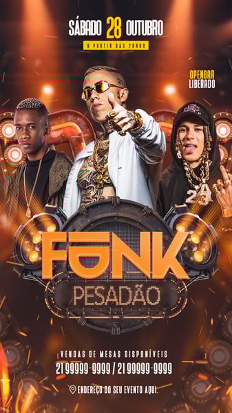 LPS FLYER EVENTO FUNK PESADAO STORY
