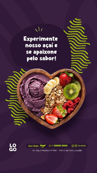 SOCIAL MEDIA -  AÇAÍ - AÇAITERIA