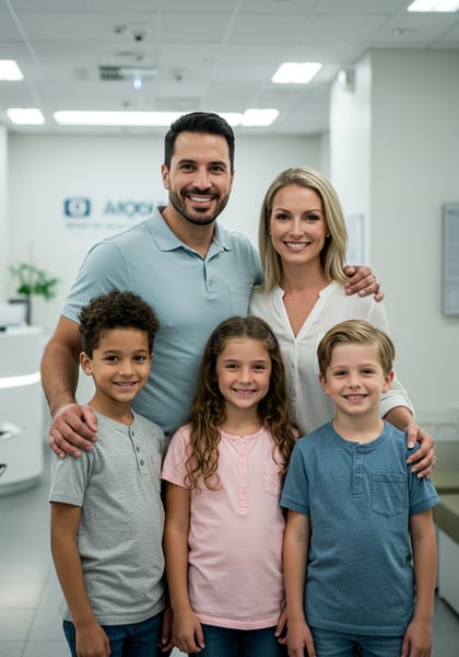 FAMÍLIA FELIZ DENTRO DE UM HOSPITAL 3