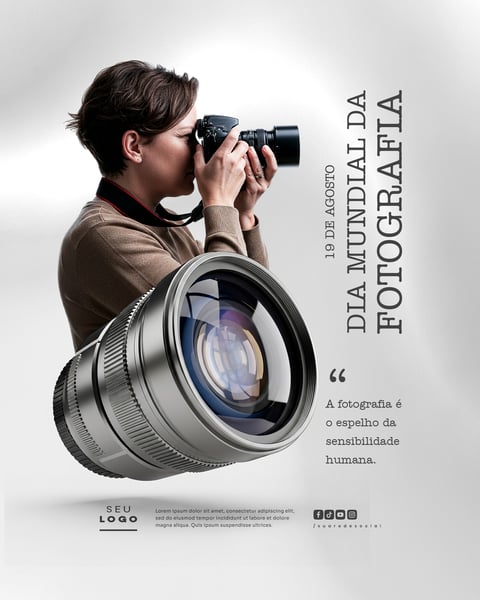 DIA MUNDIAL DA FOTOGRAFIA 19 DE AGOSTO SOCIAL MEDIA PSD EDITÁVEL 4