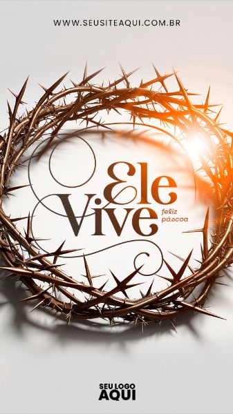 STORY - PÁSCOA | JESUS | PSD EDITÁVEL